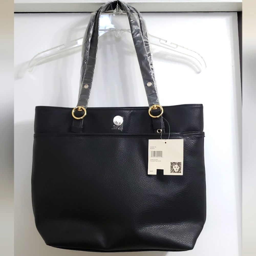 Anne Klein Purse 👛 Gorgeous Black & Gold Brand New, original packaging w/tags